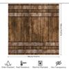 Vintage Rustic Waterproof Shower Curtain Natural Wood Texture Print Fabric Bath Liner Perfect Decoration For Your Bathroom (Size