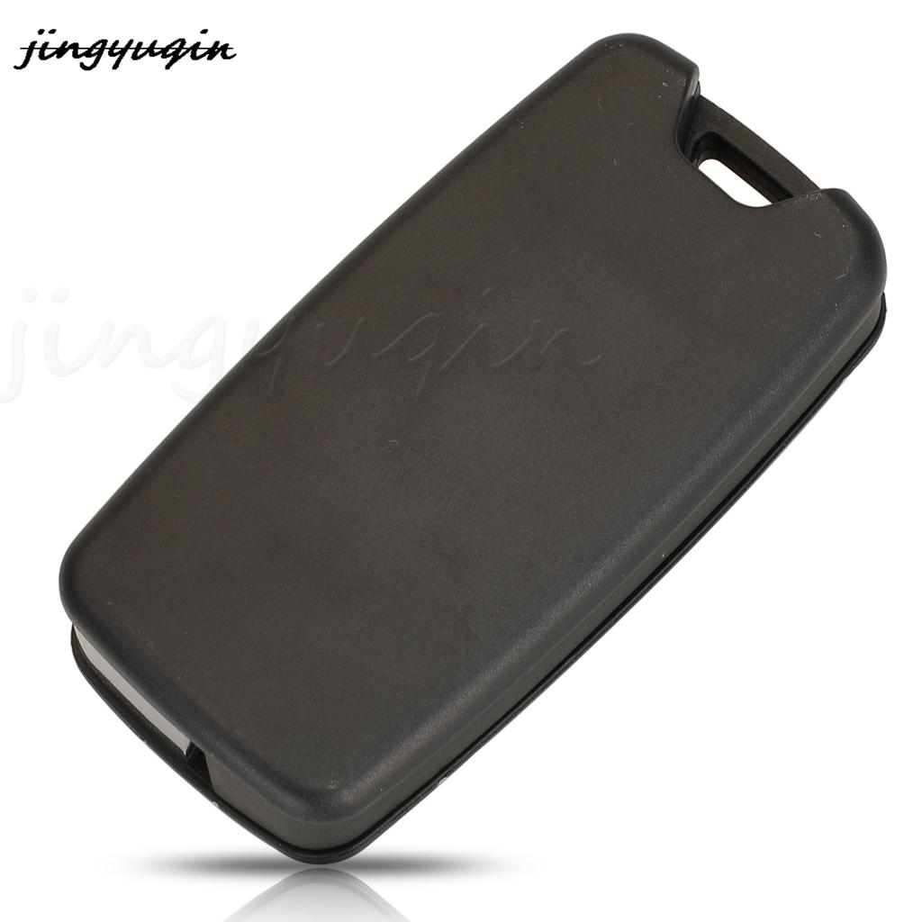 Jingyuqin 3/4 Buttons Remote Car Key Cover Flip Key For Jeep Renegade Compass Patriot Liberty Fob Sip22 Blade Auto Accessories