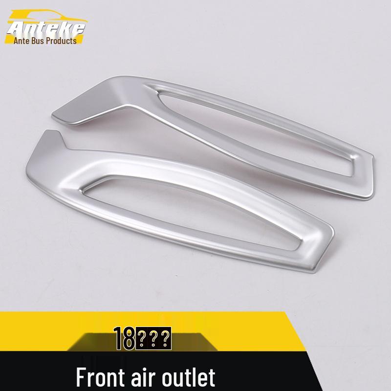 Ize Front Dashboard Air Outlet Decorative Trim Sticker for AC, 18 Compatible