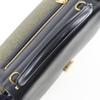 CELINE Trapeze Handbag Black / grey felt/Calfskin Women Used