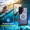 Anti-slip Frame IP68 Waterproof Case For Samsung S26 Ultra S26 Full Body Protection Dustproof Shockproof PC Magnetic Cover