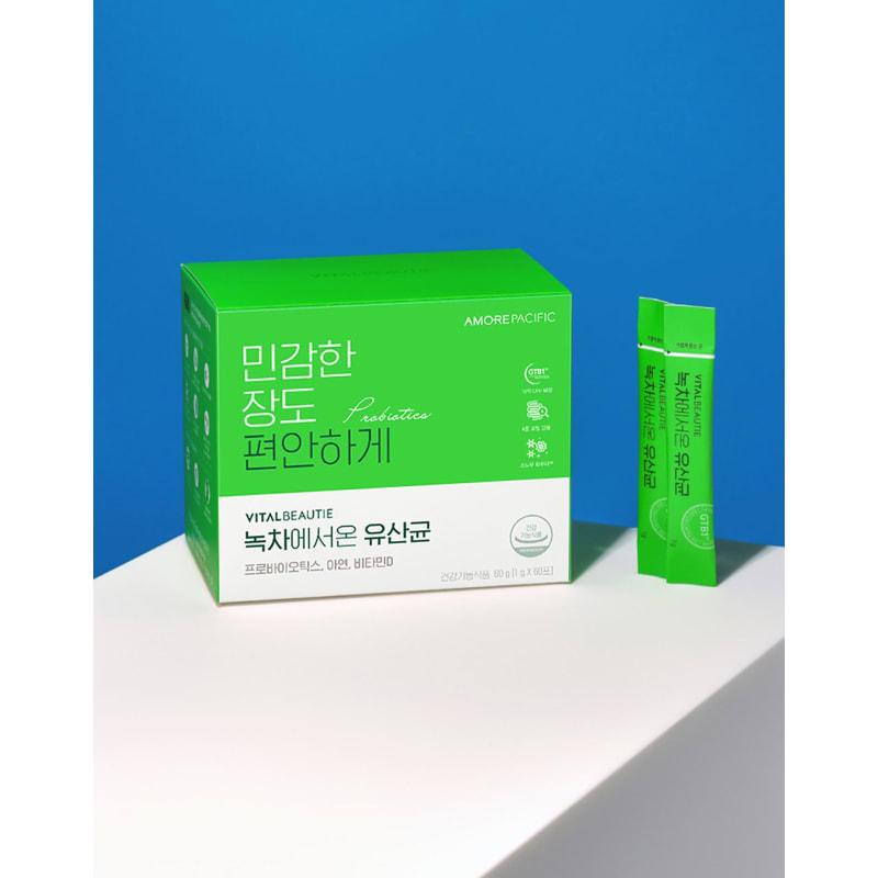 180-day supply of probiotics from green tea (60-day supply of the main product X 3) + 30-day supply additional