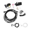 Outdoor Misting System Efficient with 29.5ft Pump Filter Nozzles Power Supply Garden Mist Hose Kit f