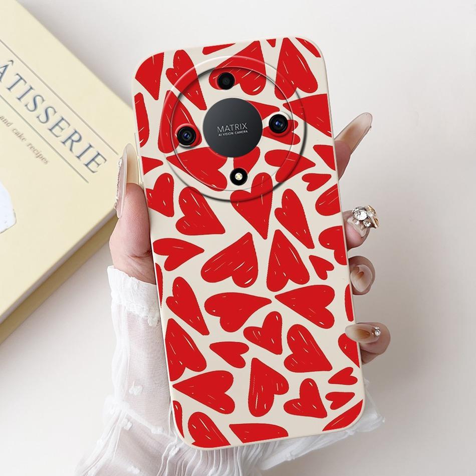 For Honor X9a 5G New Fashion Dusk Beach Painting Case For HonorX9a X 9A 5G RMO-NX1 Lens Protective Soft Silicone Phone Cases
