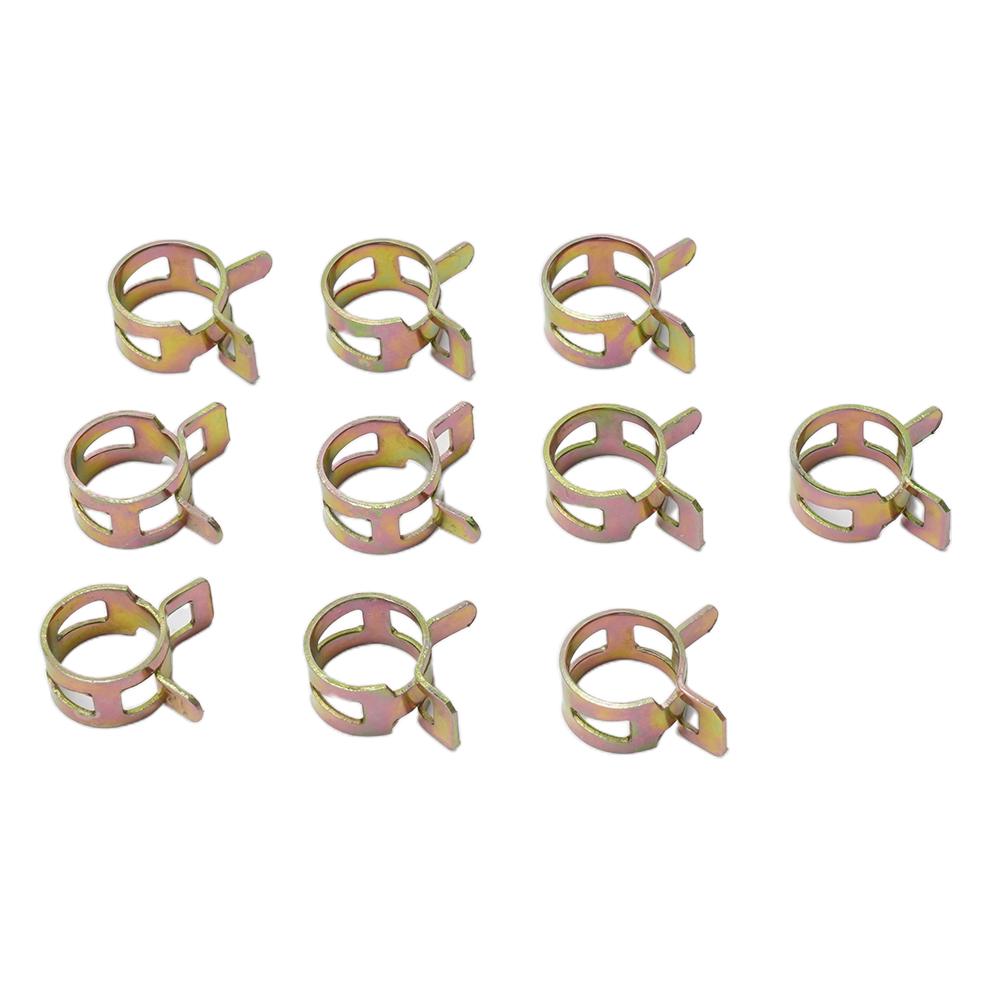 10Pcs 5-16mm For Choose Fuel Spring Clip Vacuum Silicon Hose Clamp Autos Spring Clip Fuel Oil Water Tube Clamp