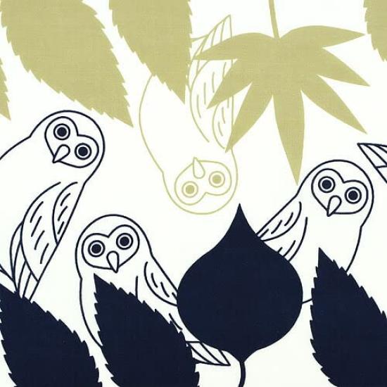 Dyeing Anbo Hand Towel Navy Authentic Dyed Cotton Tokuoka Made In Japan 35cm X 100cm "Owl Blue" 100%