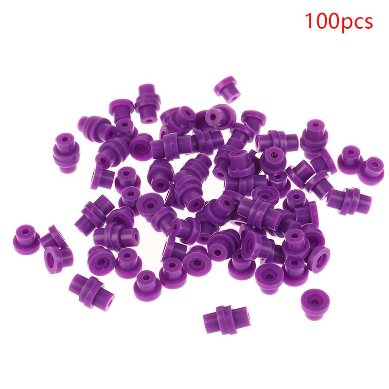 

100 шт. резиновые втулки соски для игл для тату-машины, принадлежности для арматуры