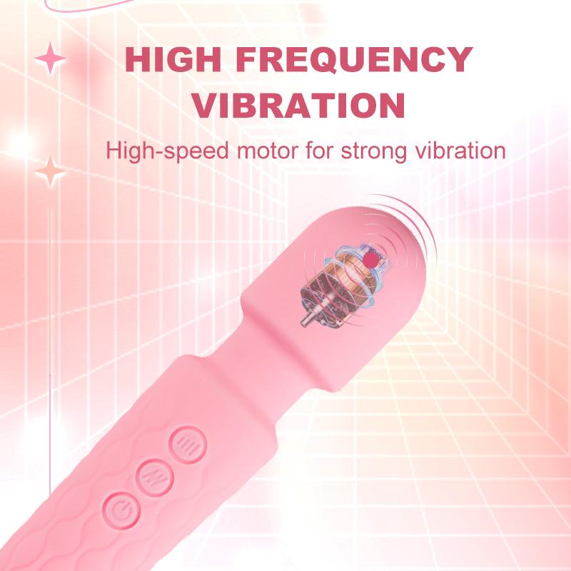 Vibrator für Frauen – 360° Biegsam Wiederaufladbar, 8 Geschwindigkeiten und 20 Modi Silikonstab zur Klitoris- & G-Punkt-Stimulation