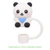 7Pcs Silicone Animals Straw Tips Protectors 10mm Cartoon Animals Straw Caps Dust-Proof for Stanley 30/40oz Tumbler Accessories