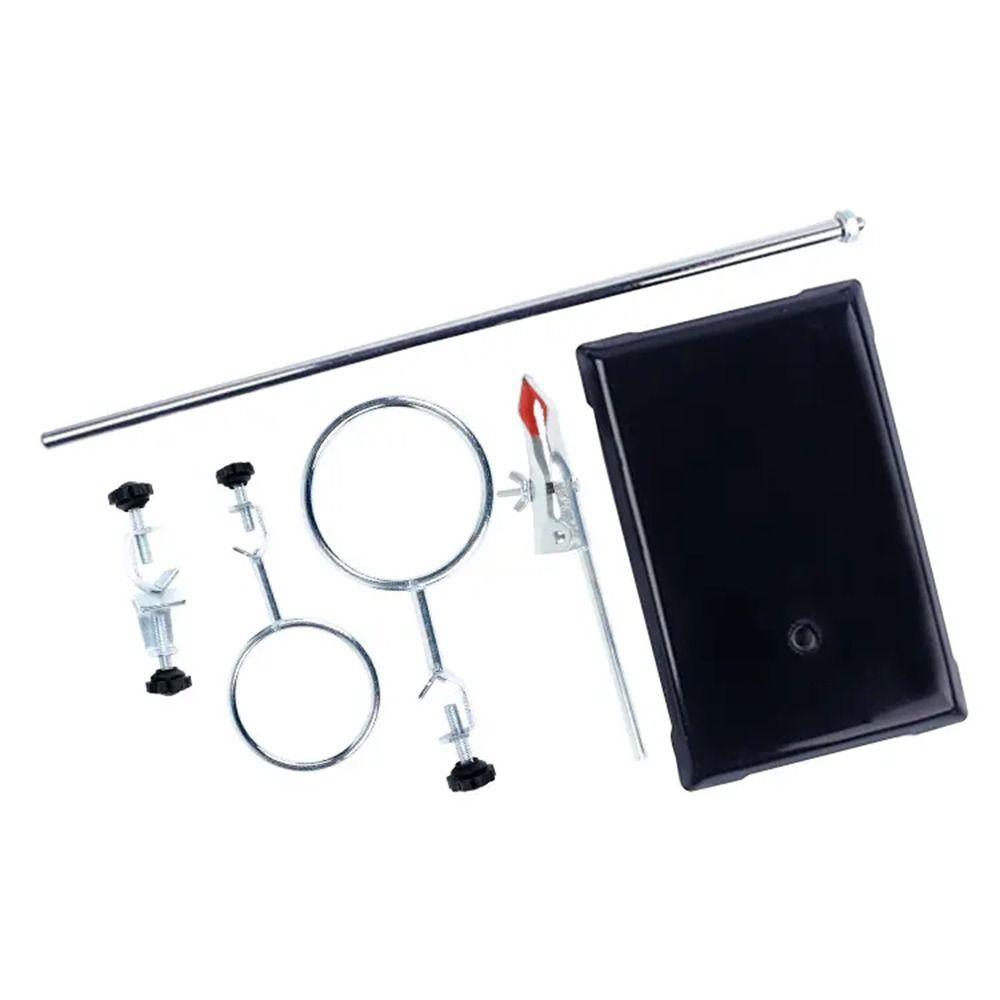 Stainless Steel Laboratory Stands Support Rod 16" L Burette Clamp Steel Lab Stand Set  Chemistry