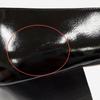 Pristine Salvatore Ferragamo Pumps Vala Logo Metal Ribbon Leather Black 6 Used