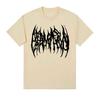 OsamaSon Logo Print T Shirt Unisex Women Hip Hop Oversized Short Sleeve Tshirts Unisex Clothing Vintage Gothic Tshirt Tops Streetwear