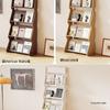 Floor-Standing Bookshelf & Magazine Display Rack