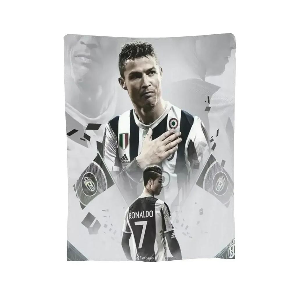 CR7 Cristiano Ronaldo Koce Miękki Ciepły Flanelowy Koc Rzutowy Pościel do Łóżka Salon Piknik Podróż Dom Kanapa