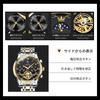 OLEVS Mechanical Automatic Moon Phase Watch Stylish Skeleton Waterproof Popular Luminous Watch for Men