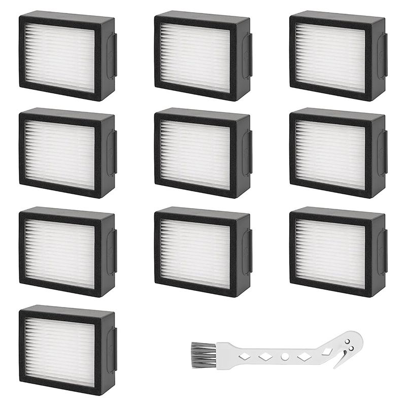 

AEE4-10PCS Replacement HEPA Filter Cleaning Brush Filter Accessories For Irobot Roomba Combo J7+