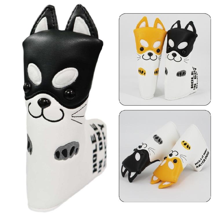 Golfs Iron Head Protective Cover Cartoon Dog PU Leather Waterproofs Golfs Iron Head Cover Golfs Accessories for Golfers