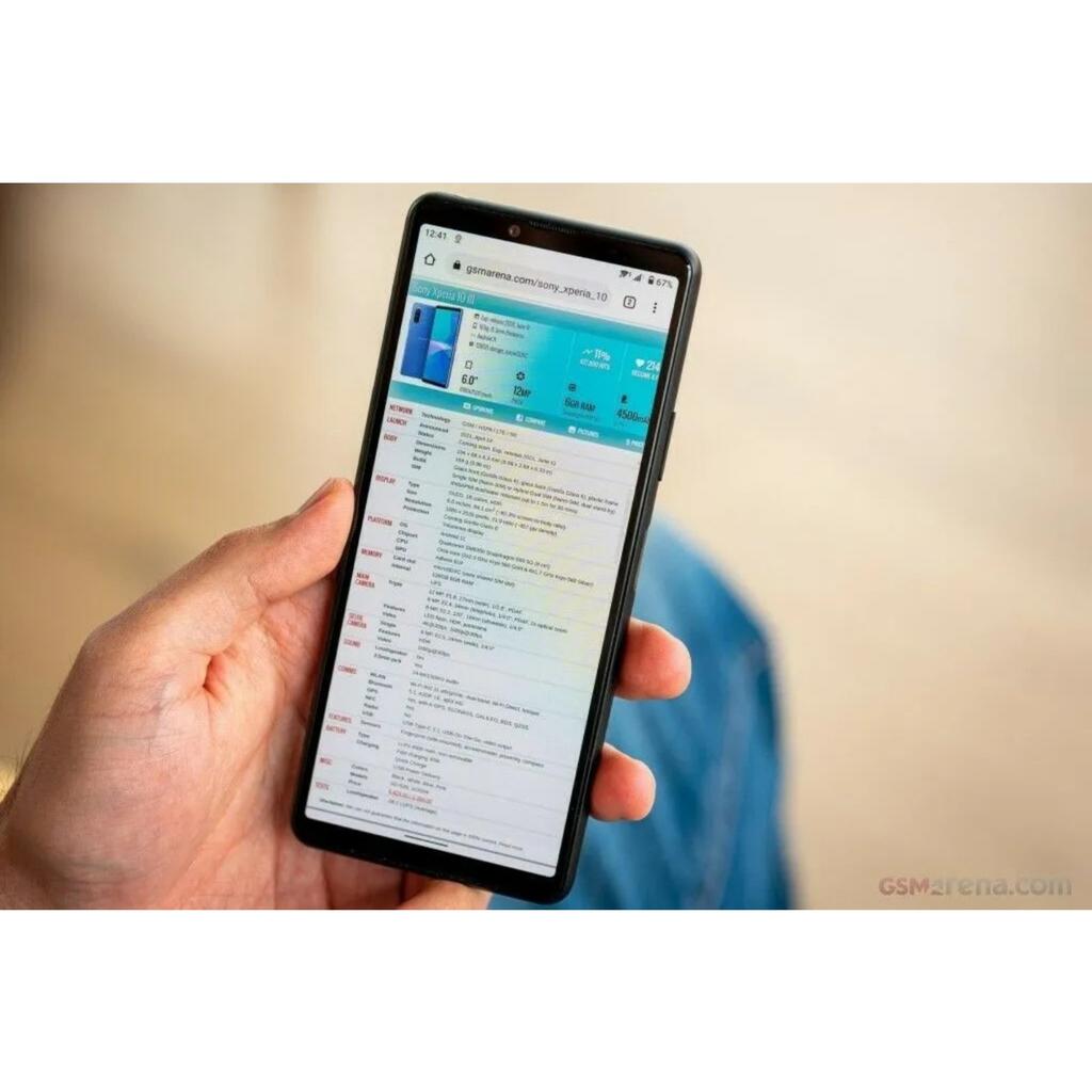 Refurbished Sony Xperia 10 III 5G Original 6GB RAM 128GB ROM 4500mah Unlocked Smartphone