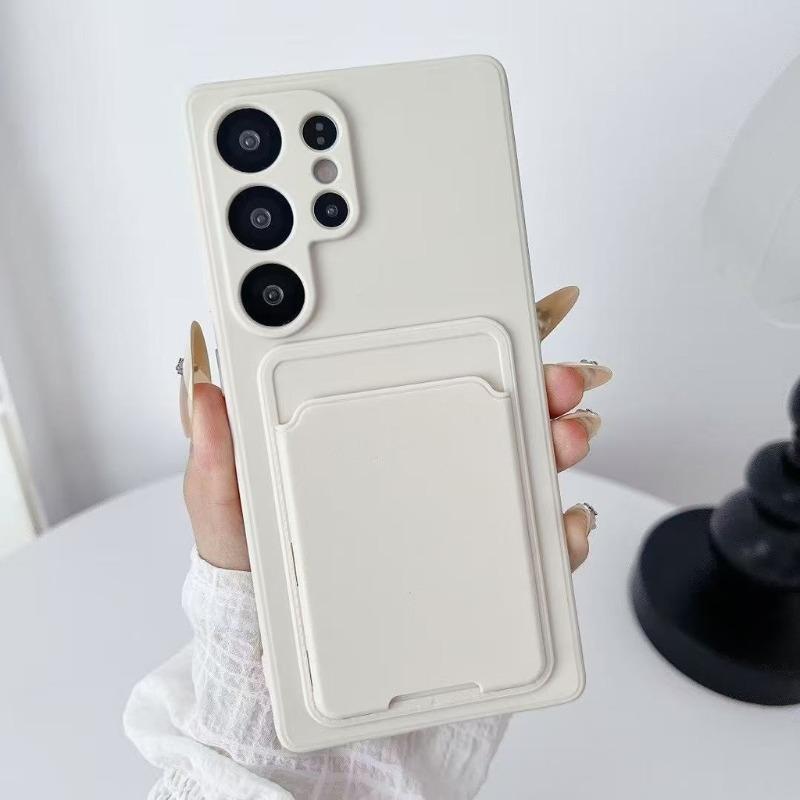 For POCO F7 G POCO F7 Ultra X7 M7 Pro Card Slot Wallet Holder Cover for Redmi Turbo 4 Pro A 4G Matte Soft Silicone Back Case