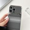 Carbon Fibre Kevlar Texture PC Phone Case For iPhone 17 16 15 14 13 Pro Max Plating Large Window Shockproof Bumper Cover