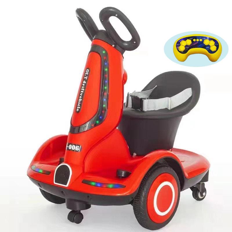 

Детский дрифт-кар с вращением на 360° и пультом дистанционного управления - Большой трехколесный автомобиль для детей и развлечений для родителей и детей