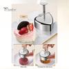 Non-stick Rice Mold Stainless Steel Onigiri Sushi Ball Maker Round Star Flower Shape Bento Press Food-Safe Kitchen Tool for Cakes Patties Salads