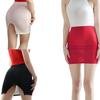 Sexy Solid Color Black Ultra Thin See Through Mini Short Skirts High Waist Bodycon Wrap Hips Skirt for Woman Fashion Club Wear