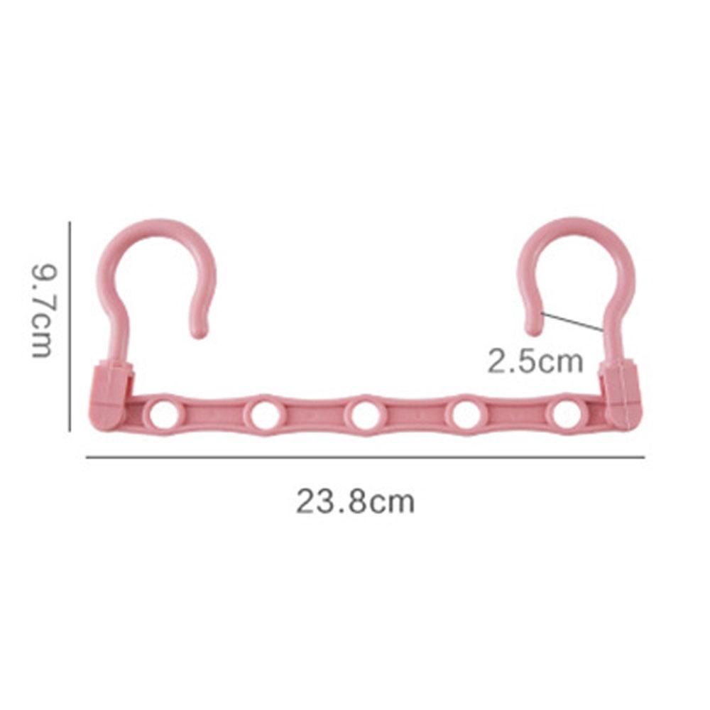 5PCS Space Saver Magic 5-Hole Hanger Hook - Closet Organizer