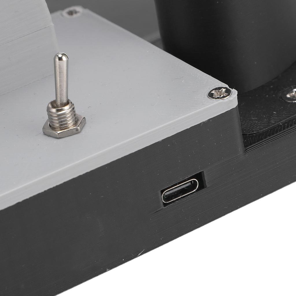 Desktop Fan with Red Tail Light Innovative Turbofan Engine Shape USB Turbo Cooling Fan Humidifier for Home