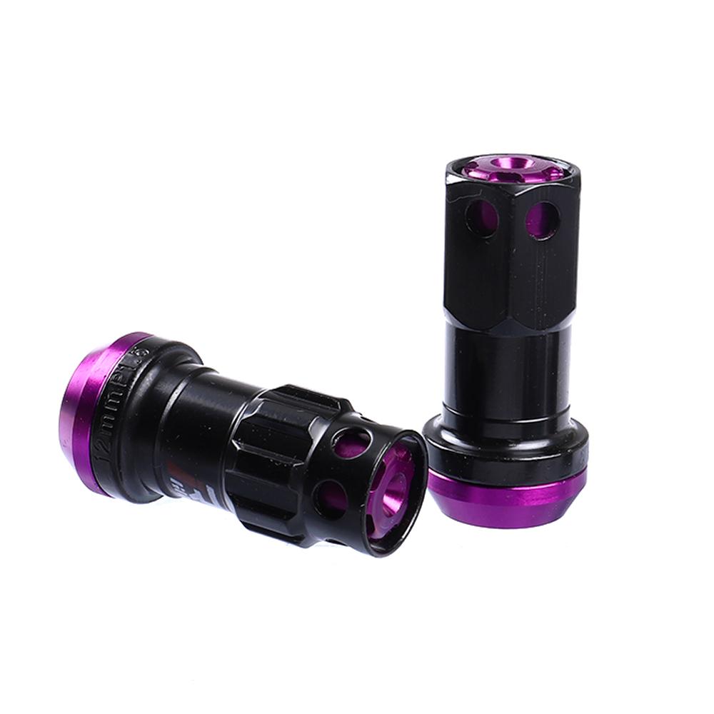 Racing Wheel Lug Nut 44mm Composite Lock Socket with Security Key M12xP1.5 M12xP1.25
