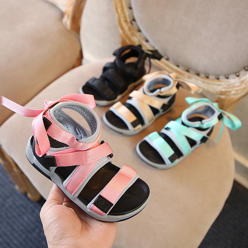 Toddler Baby Kid Hollow Slip-on Casual Flat Shoes Crib Summer Sandals Size 11-13