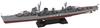 Japanese Navy Destroyer Akizuki 1944 with Flagpole and Ship Name Plate Etching Parts Plastic Model W241NH PIT-ROAD 1/700 Flag, (Ship)