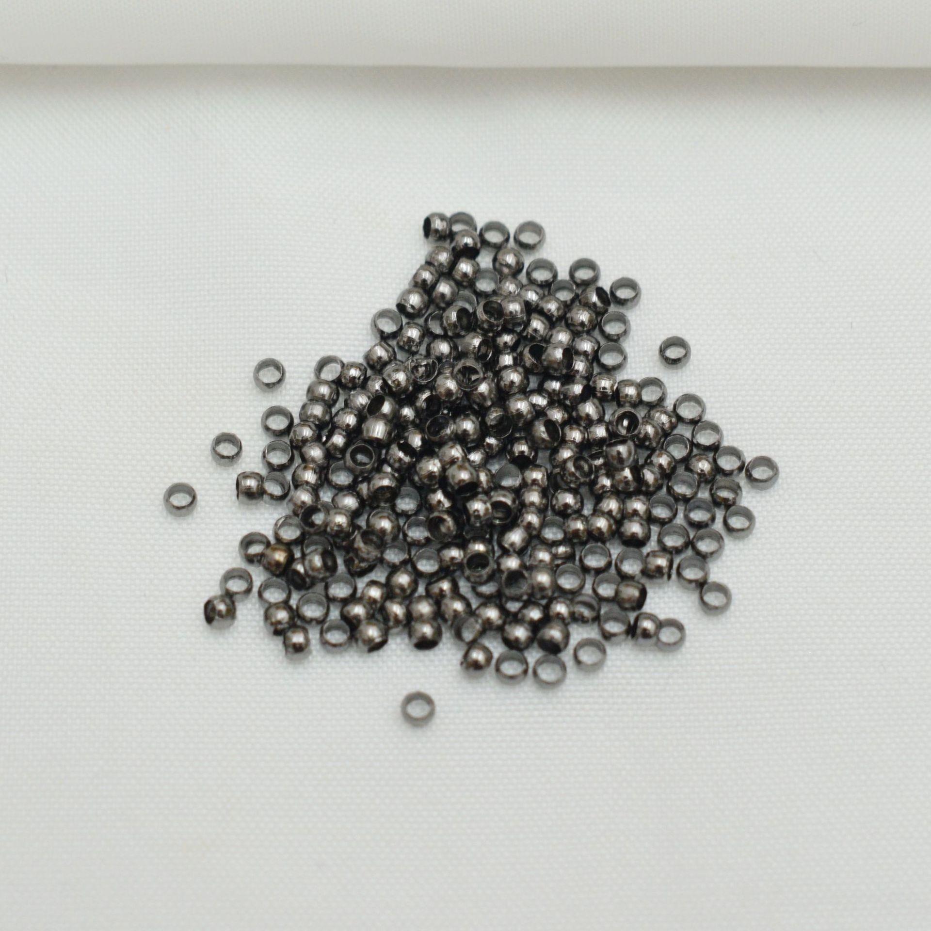 

10 г 14-каратного золота, сохраняющего цвет, фиксирующая бусина, плоская отделка, фиксированный браслет ручной работы, ожерелье из бисера, бисерная проставка, ювелирные изделия B22 2.0mm positioning beads (1 gram 80 quantities)