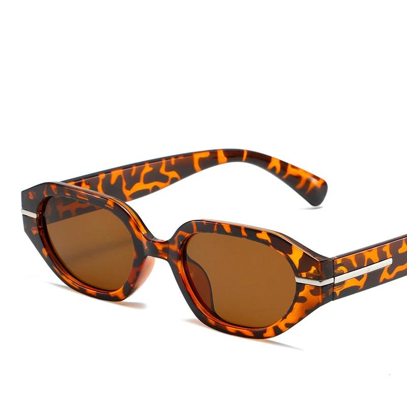 New Retro Irregular Small Frame Sunglasses UV400 Anti UV Fashionable Driving Fishing Sunglasses Personalized Style