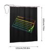 Zx Spectrum Shower Curtain Bathroom Polyester Waterproof Bath Curtains With Hooks