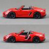 1/36 Porsche 718 Spyder Super Racing Toy Car Model Welly Diecast Vehicle Pull Back Classical Collection Gift for Children Boys
