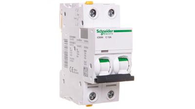 Circuit Breaker 2P C 13A 6kA AC iC60N-C13-2 A9F04213