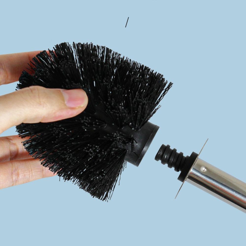 Lockable Thread Toilet Bowl Cleaner Brush Toilet Brush and Holder  Bathroom Washroom