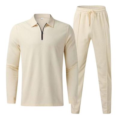 European Long-sleeved Trousers Two-piece Sports Casual Men's Suit