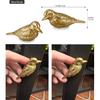 CatchDragn Bird Animal Cabinet Knobs Brass, Gold Drawer Knobs 2 Pack,Modern Pull for Dresser Drawers Cabinet Laundry Room Kitchen