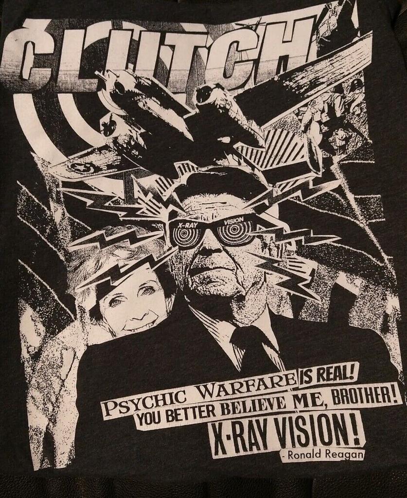 CLUTCH BAND PSYCHIC WARFARE Shirt Short Sleeve Black Unisex S-5XL Unisex T-Shirt