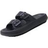 Herren und Damen Bequeme und Weiche Indoor- und Outdoor-Hausschuhe Verstellbare EVA-Flachsandalen mit Doppelschnalle