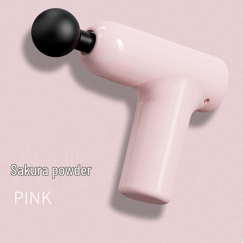 Compact Mini Fascia Gun: Portable Muscle Massager & Fitness Tool Button Type