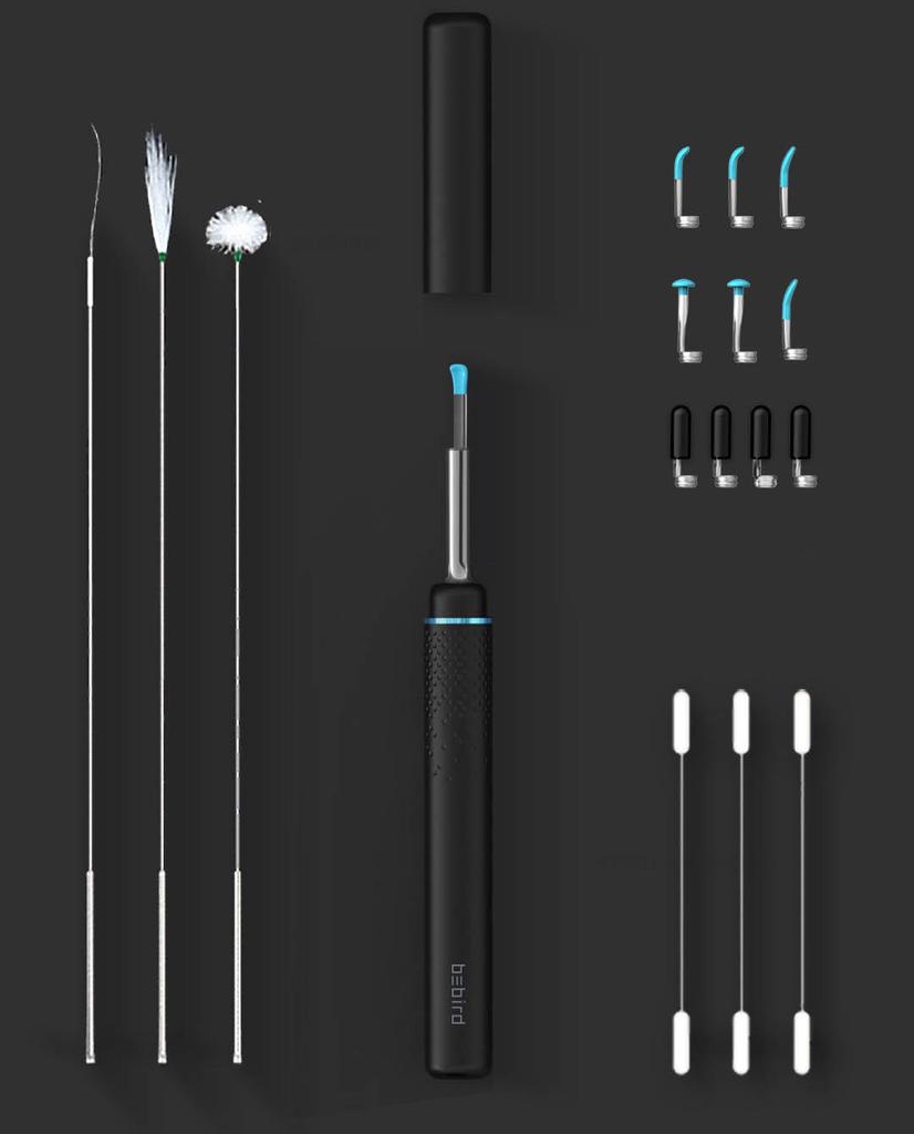 4.5-inch Ultra HD Otoscope with Screen, 3.9mm Illuminating Ear Cleaning Endoscope