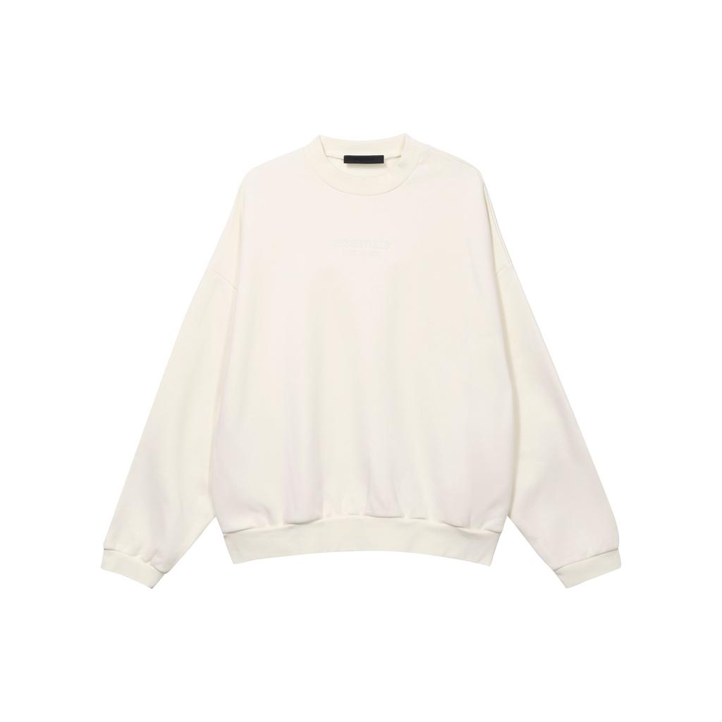 Fear of God Essentials Rundhals-Sweatshirt Cloud Dancer Herren Oberteile Creme 192BT232041F