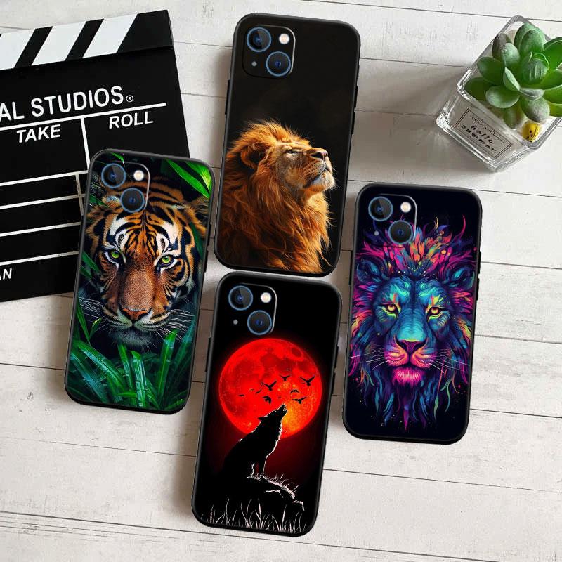 Wolf Tiger Lion New High-End Cover Phone Case for Redmi Note 13 14 Pro+ Plus A3 13X 13C 14S 14C