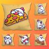 Cute Chick Emoji Pack Pillow Case For Room Sofa Cushion Cover Suitable For Home Bedroom Decoration And Protector