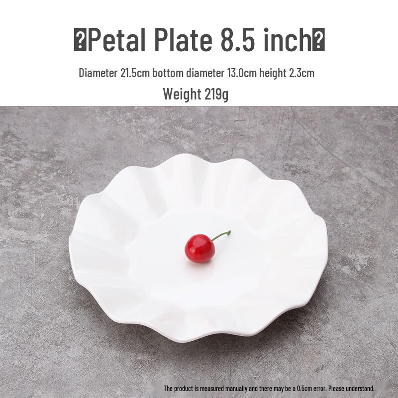 Qianxing Melamine Petal Dinner Plates