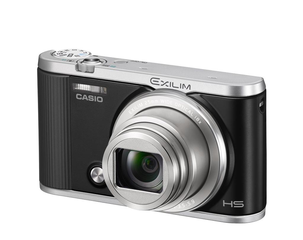 Casio Digital Camera EXILIM Easy Selfie and Group Capture Beautiful Photos with Just the Press of a EX-ZR1800BK Shots. Shutter.