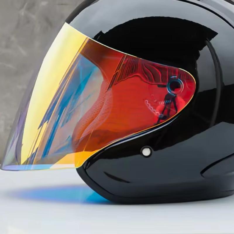 Ram4 Bright Black Half Helmet Men and Women Motorcycle Off-Road Summer Helmet Downhill Racing Mountain Cross Casco Capacete